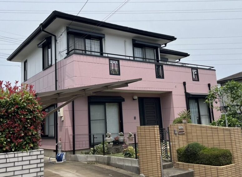 東松山市本宿｜屋根塗装・屋根リフォーム・ベランダ防水工事｜N様邸｜クラッシクローズ仕上げ