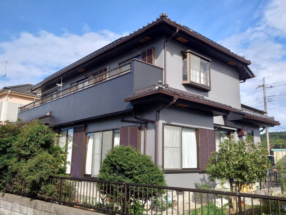 埼玉県比企郡小川町中爪｜外壁塗装｜S様邸｜ミネラルグレイ仕上げ