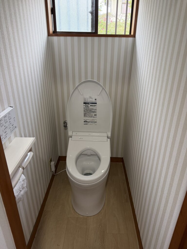 東松山市下野本｜トイレリフォーム｜トイレ交換｜水まわりリフォーム｜内装工事｜M様邸